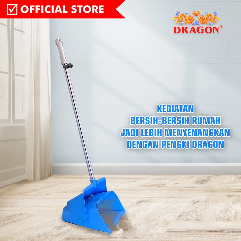 DRAGON Pengki Narita Serokan Sampah 72 Cm Sistem Tutup Dustpan Serbaguna PP833