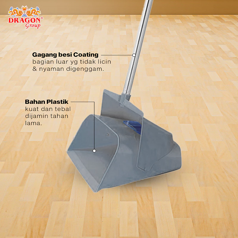 DRAGON Pengki Narita Serokan Sampah 72 Cm Sistem Tutup Dustpan Serbaguna PP833