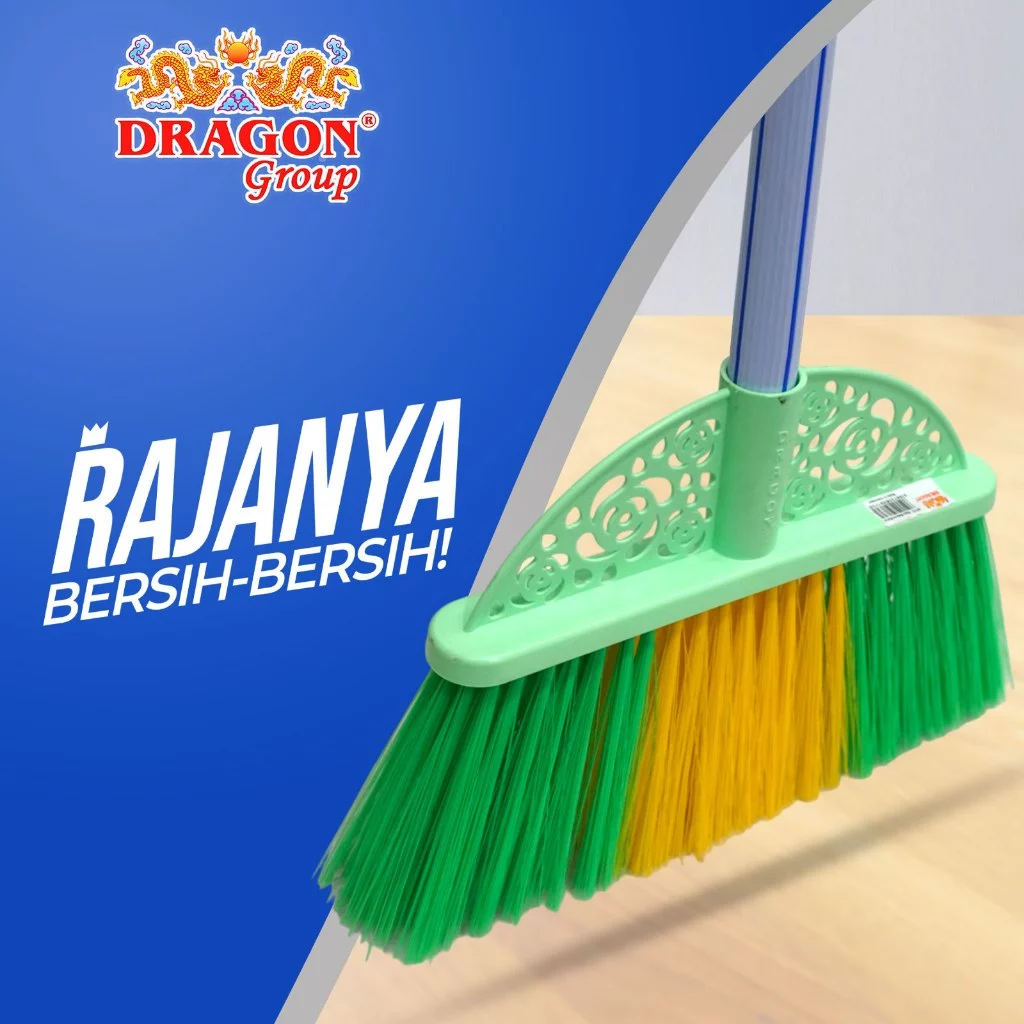 DRAGON Sapu Batavia Hitam 110Cm Pembersih Lantai Dust Remover Serbaguna SP170 Warna