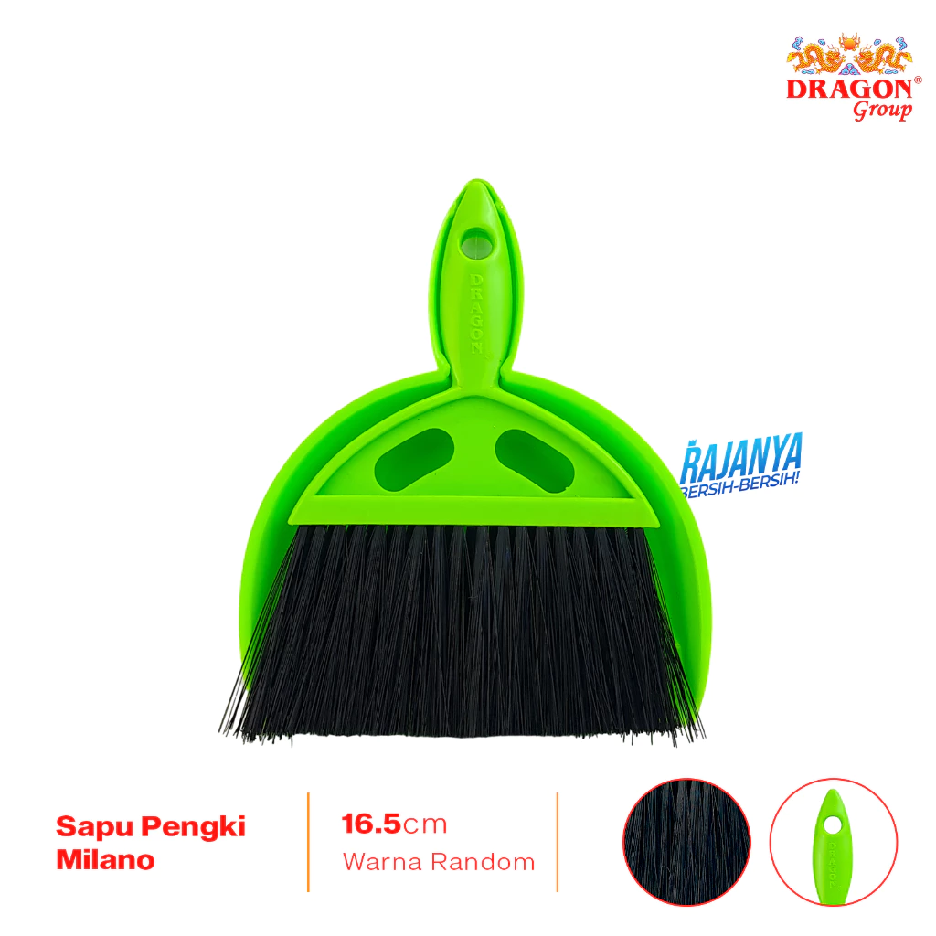 DRAGON Sapu Pengki Milano 16,5 Cm Pembersih Lantai Dust Remover Serbaguna SP155