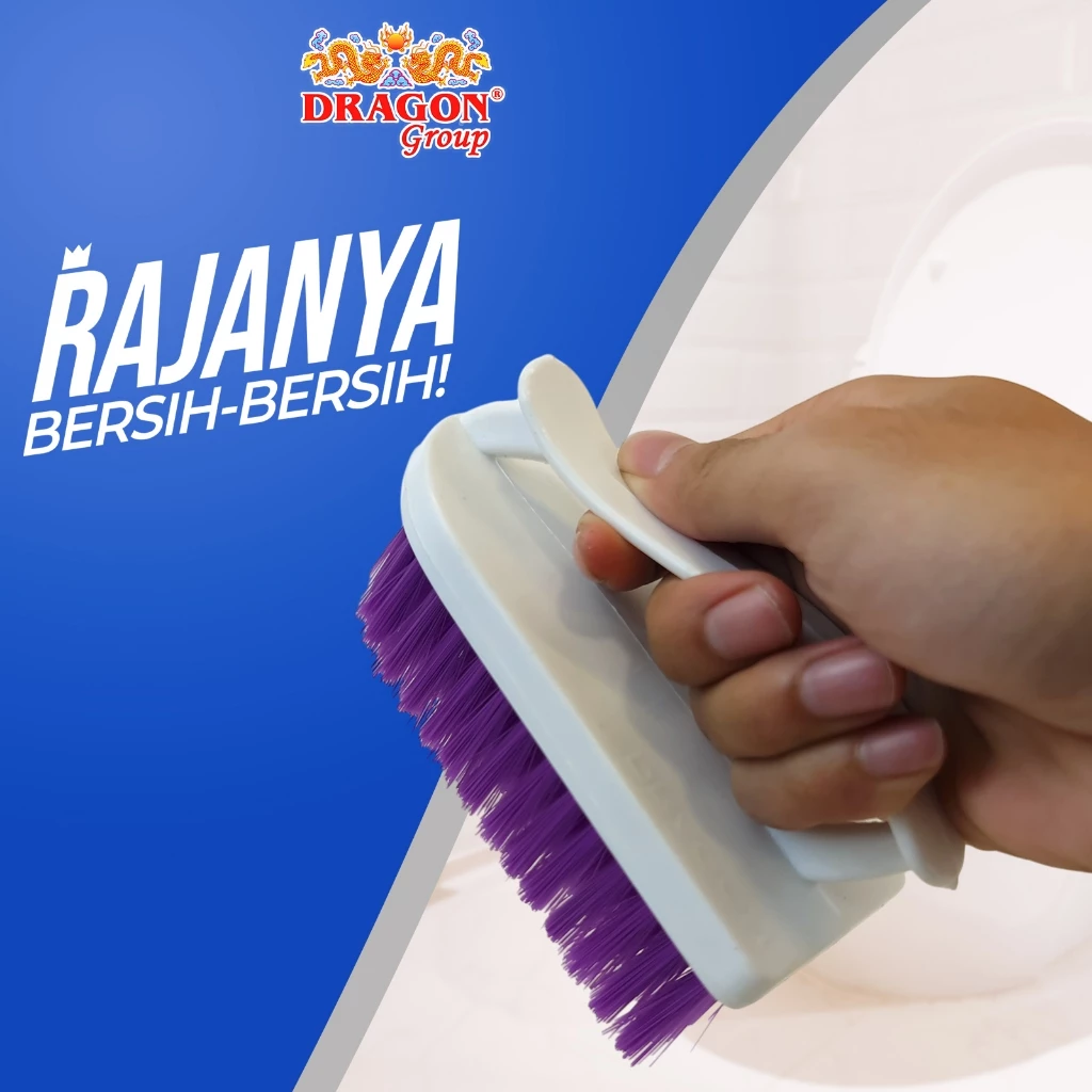 DRAGON Setrika Sikat WC Toilet 13 Cm Pembersih Kamar Mandi Cleaning Brush Serbaguna SK345 Warna