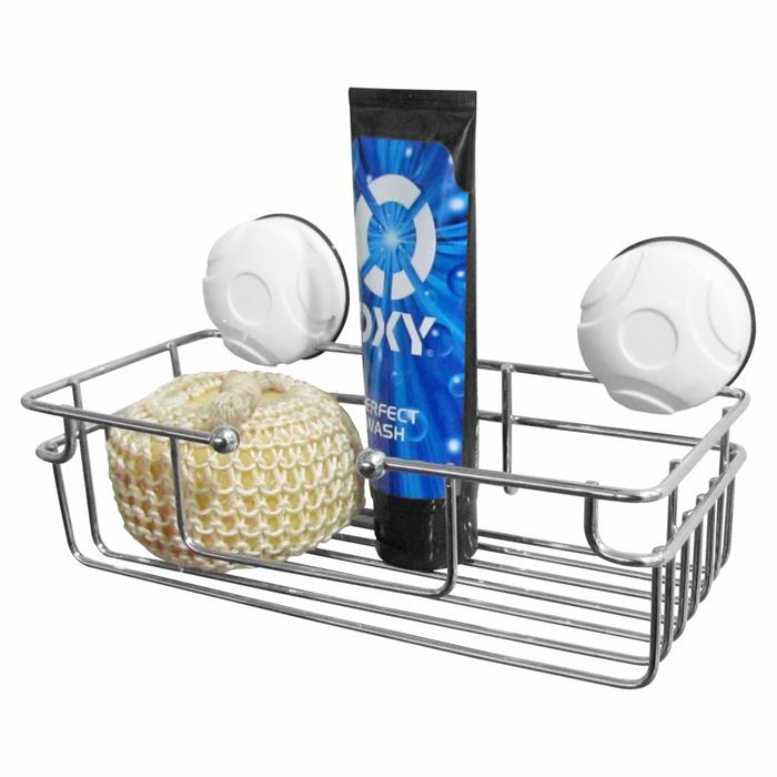 Rak kamar mandi Stainless Steel penyimpanan tempel rack Villa 0233