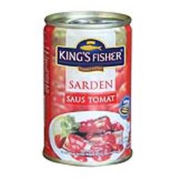 Kings Fisher Paket 2 pcs Sarden saus tomat 425g Makanan Kaleng kings fisher