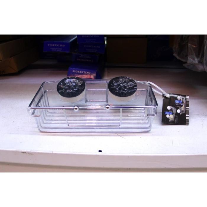 Rak kamar mandi Stainless Steel penyimpanan tempel rack Villa 0233