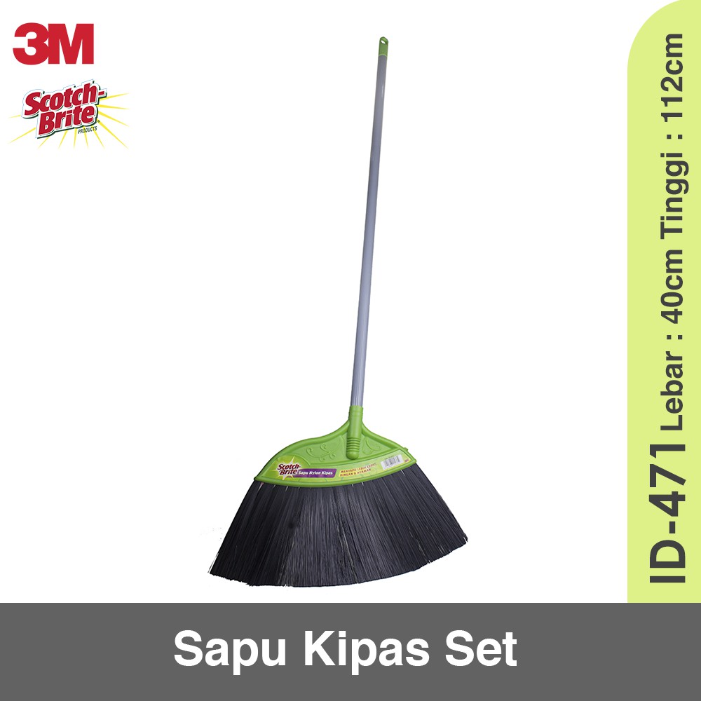 3M Scotch Brite ID 471 ID471 Sapu Nylon Kipas Set