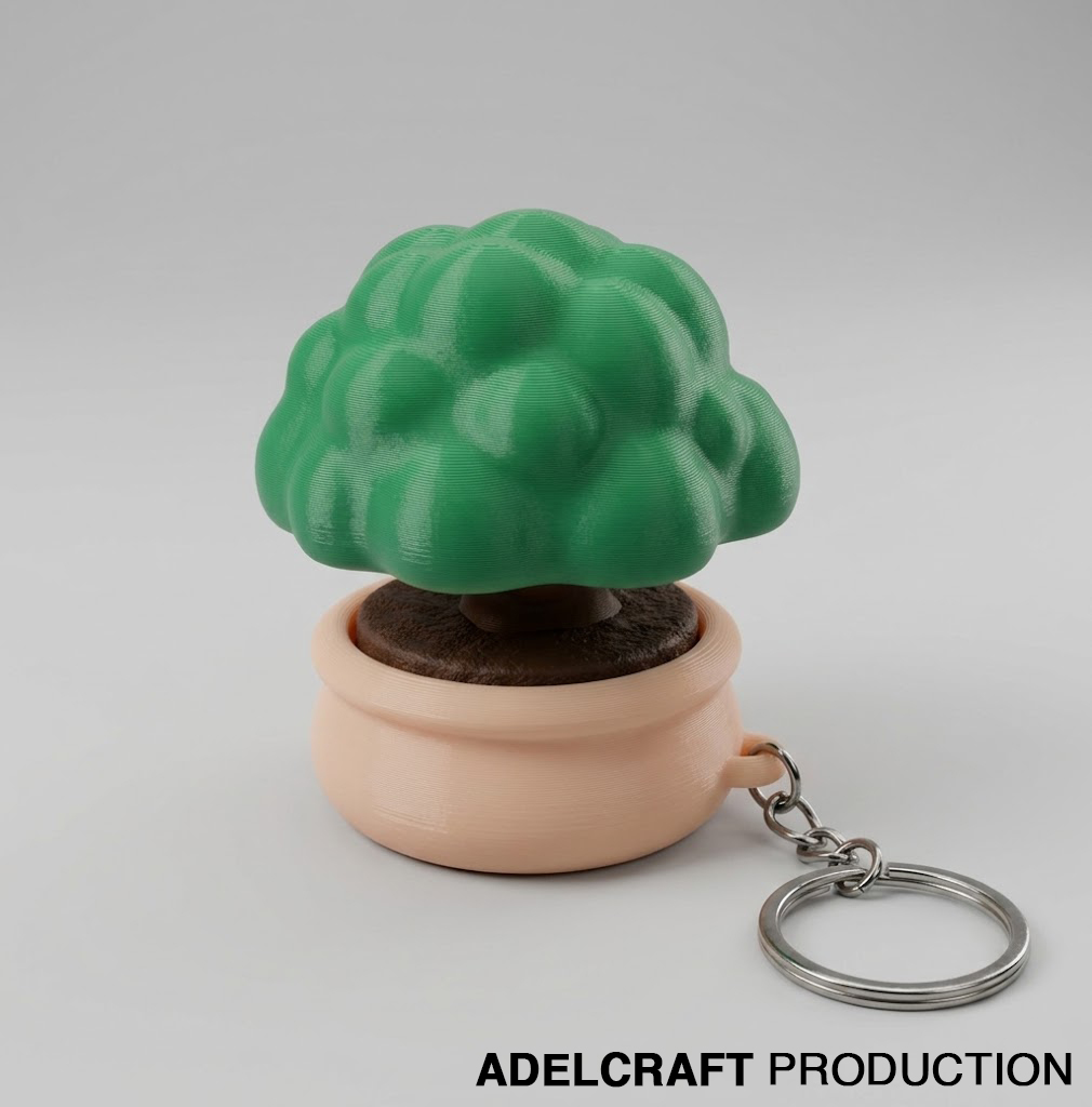 Ktmstore - Bonsai Fidget Clicker Keychain Mechanical Switch Aesthetic Stress Relief ASMR Clicky
