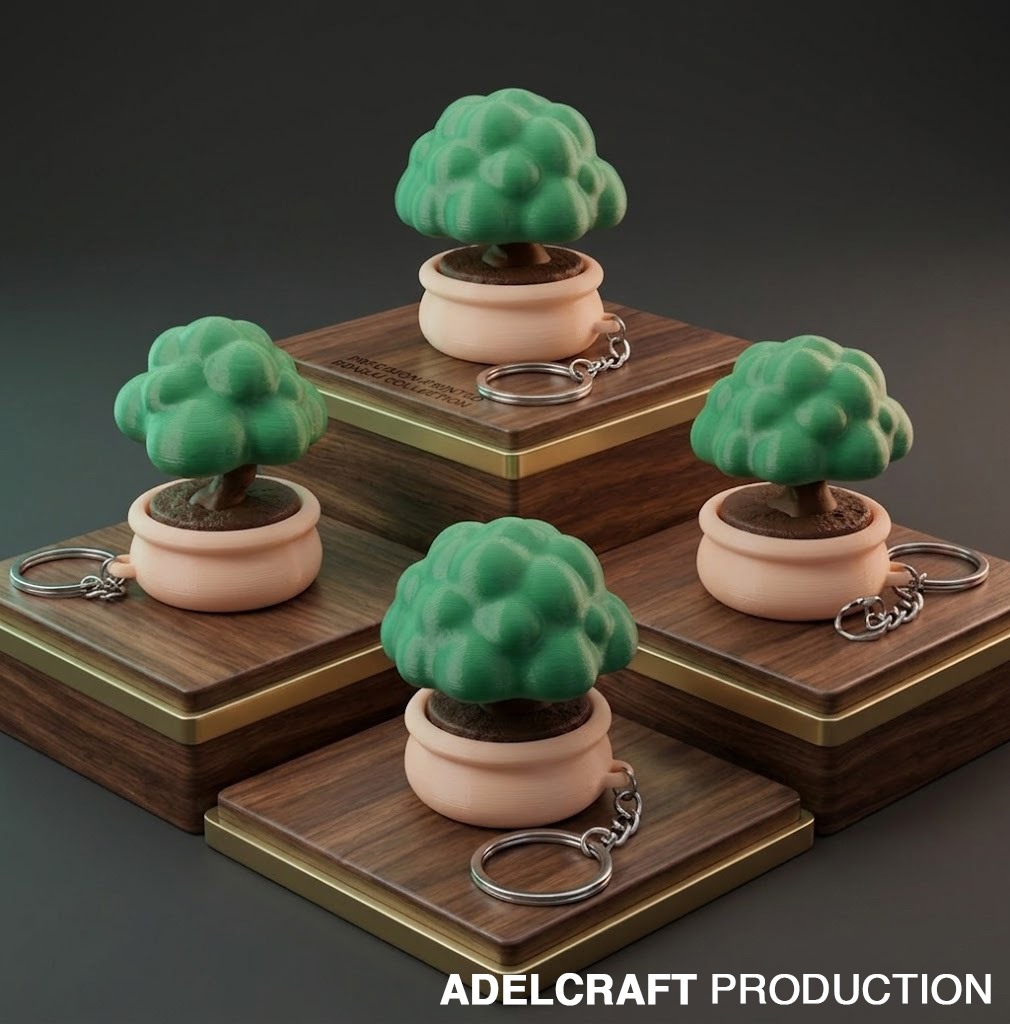 Ktmstore - Bonsai Fidget Clicker Keychain Mechanical Switch Aesthetic Stress Relief ASMR Clicky