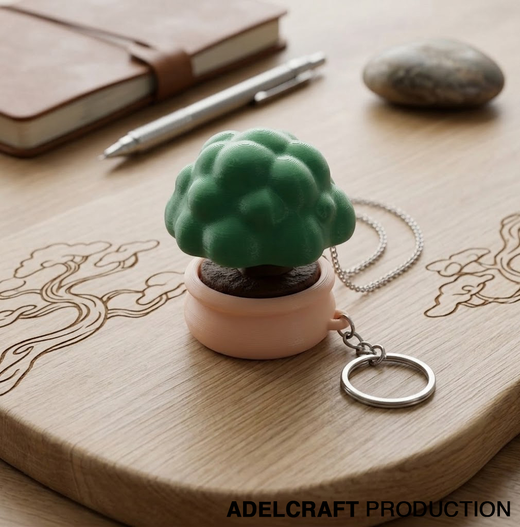 Ktmstore - Bonsai Fidget Clicker Keychain Mechanical Switch Aesthetic Stress Relief ASMR Clicky