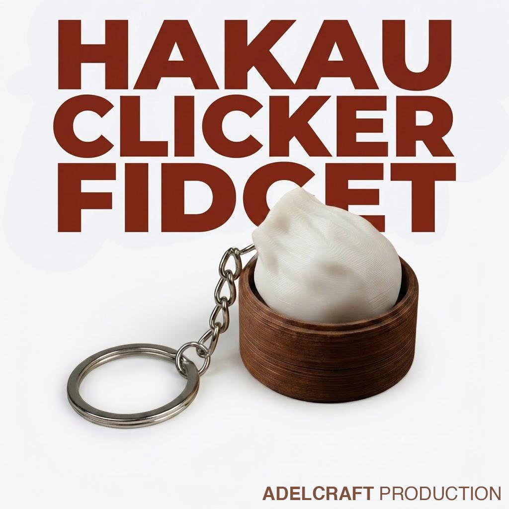 Ktmstore - Hakau Hakao Dimsum dim sum Clicker Fidget Gantungan Kunci Mechanical Keyboard 3D ASMR
