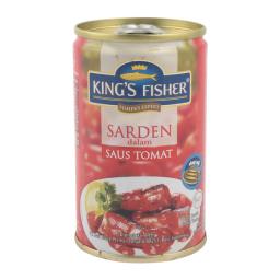 Kings Fisher Paket 2 pcs Sarden saus tomat 425g Makanan Kaleng kings fisher