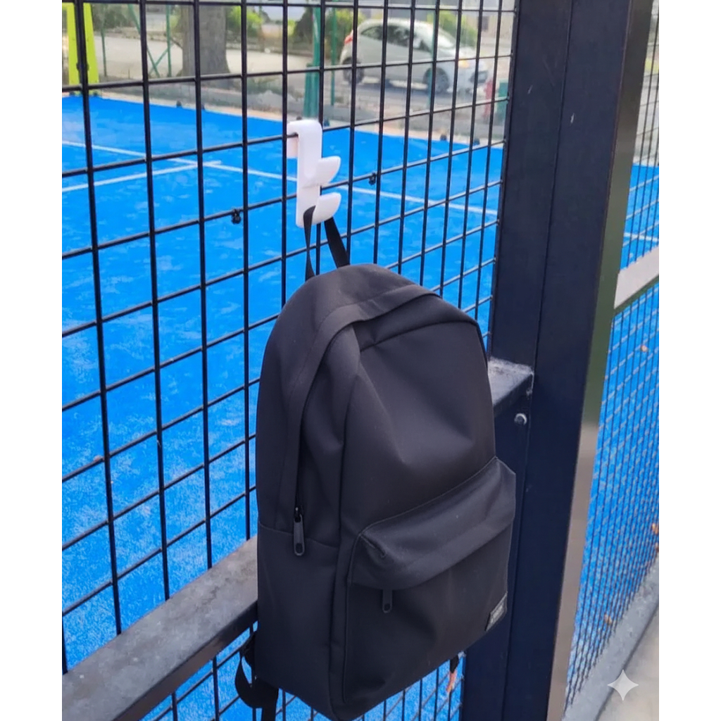 Ktmstore - Gantungan Padel Court Hook Hanger Tas Raket Botol Minum Pagar Padel Cage Hook
