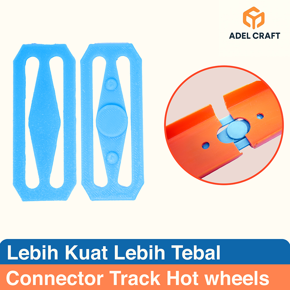 Ktmstore - Hotwheels Konektor Trek Connector Track Diecast Hot wheels Custom 3D Printed Kuat Awet