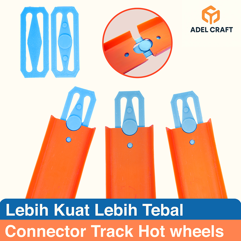 Ktmstore - Hotwheels Konektor Trek Connector Track Diecast Hot wheels Custom 3D Printed Kuat Awet