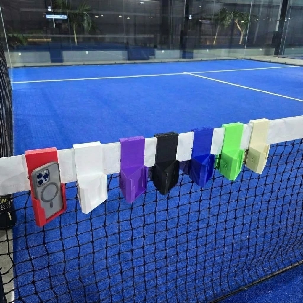 Ktmstore - Dudukan HP Jaring Lapangan Tennis Padel Badminton Net Phone Holder Universal Kokoh