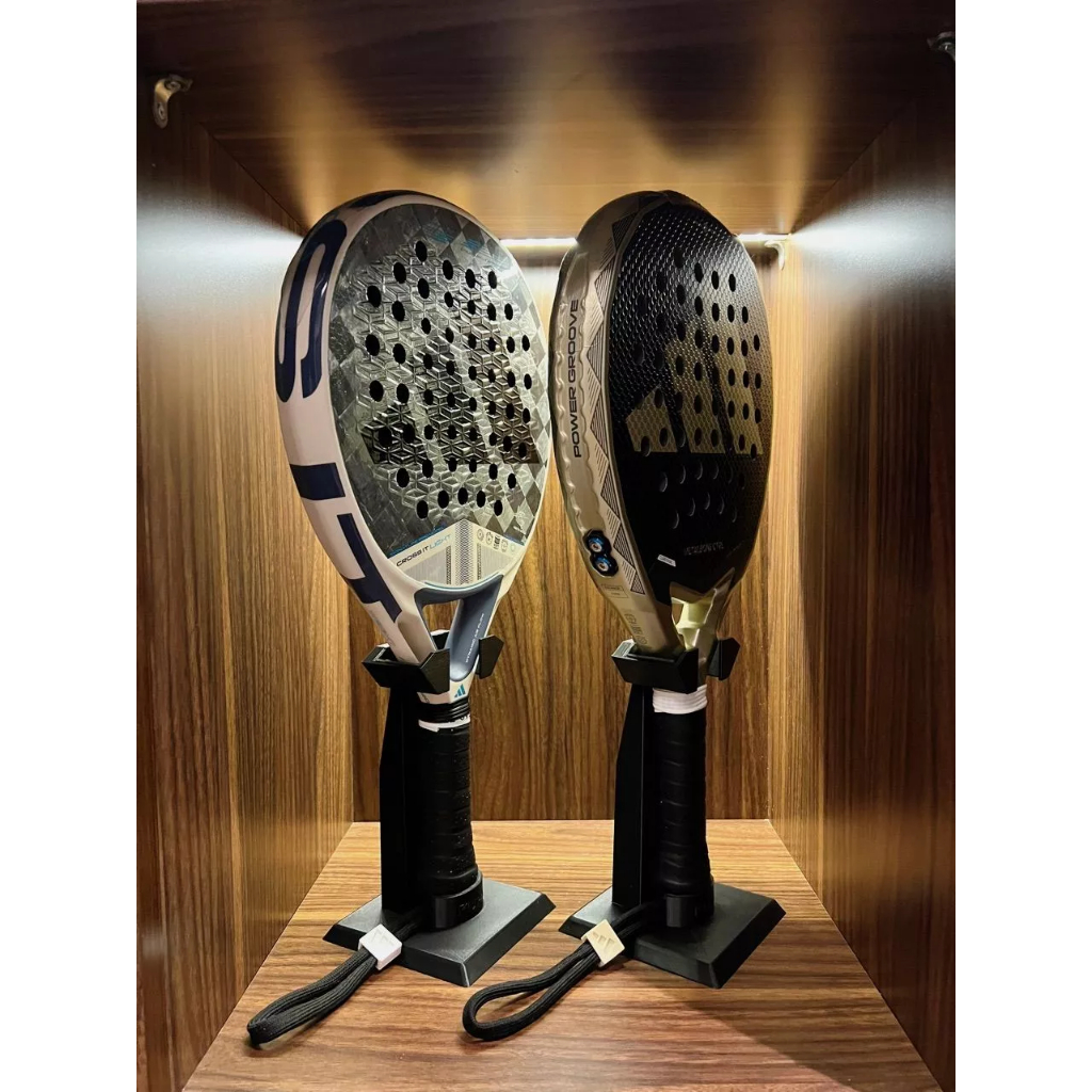Ktmstore - PADEL RACKET STAND Rak Display Raket Padel 3D Printed Premium PETG