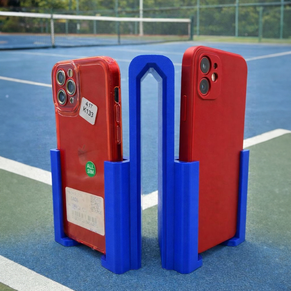 Ktmstore - KTMSTORE Phone Holder Net Tennis Padel Badminton Pickleball Dudukan HP Jaring Lapangan Ekonomis