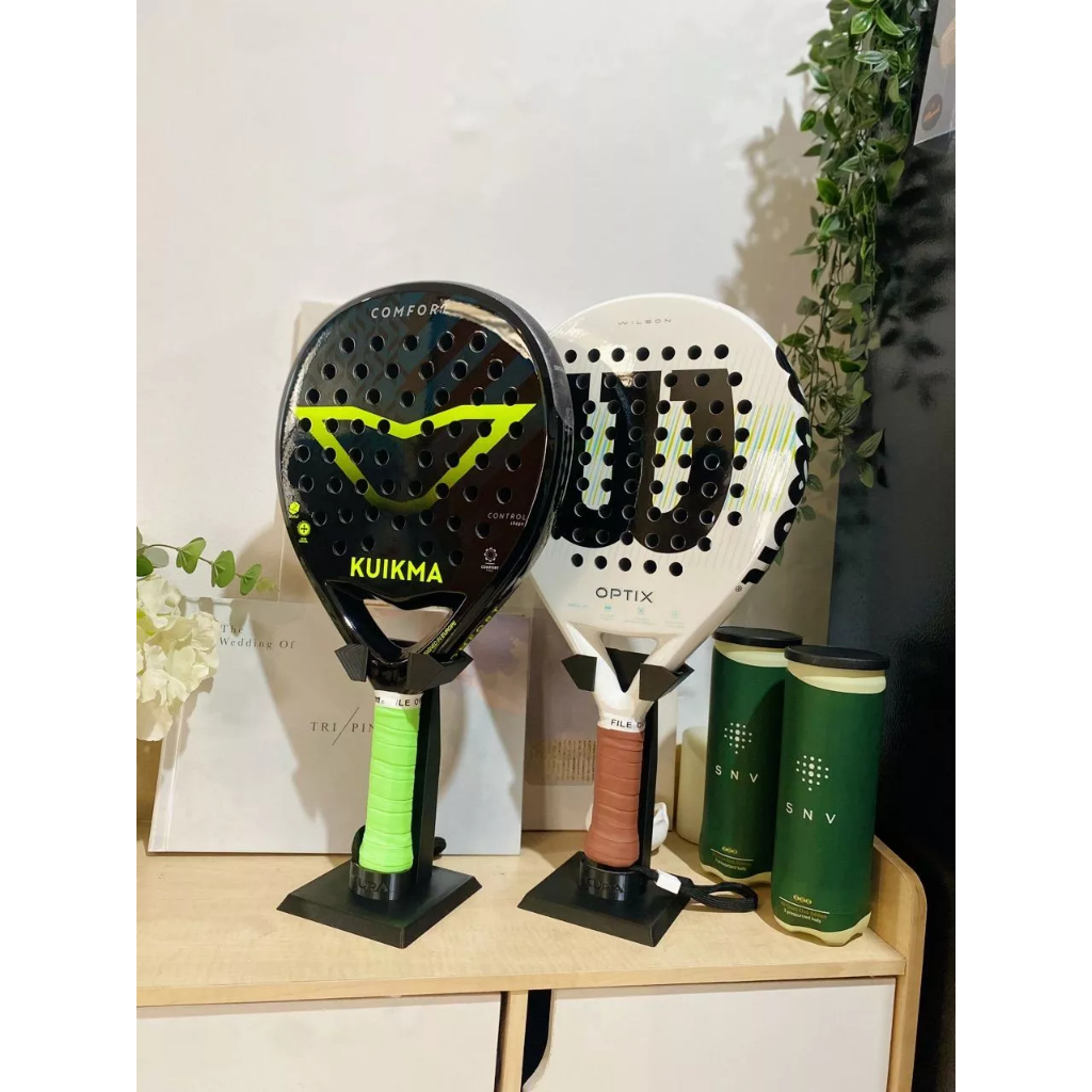Ktmstore - PADEL RACKET STAND Rak Display Raket Padel 3D Printed Premium PETG