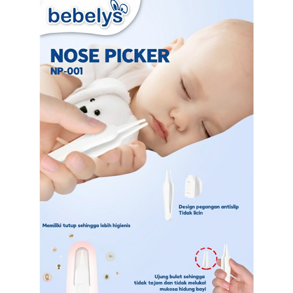 Bebelys Nose Picker NP-001 Penjepit Hidung Bayi Pinset Pembersih Upil Bayi