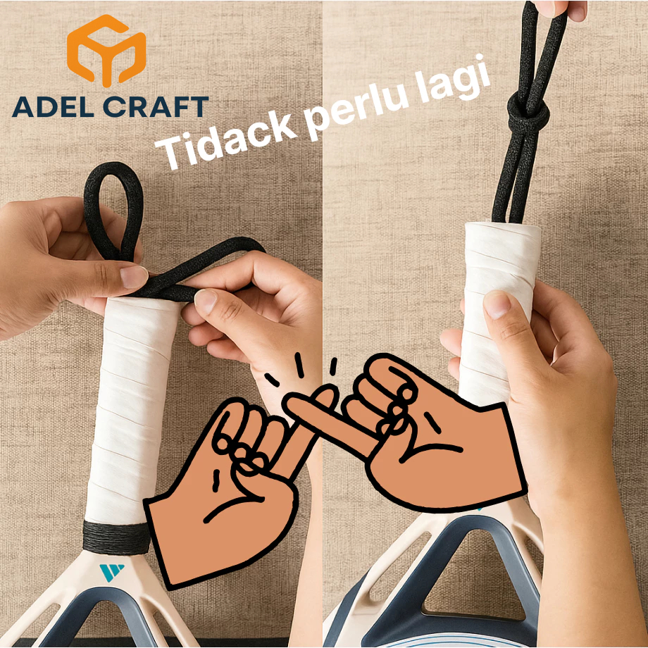 Ktmstore - Pengunci Pengencang Tali Strap Padel Strap Keeper Anti Geser & Nyaman Dipakai ADELCRAFT