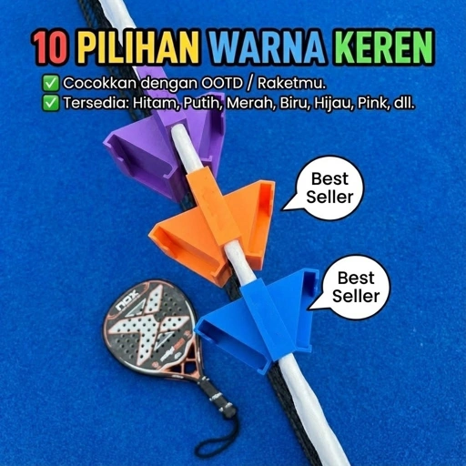 Ktmstore - Dudukan HP Jaring Lapangan Tennis Padel Badminton Net Phone Holder Universal Kokoh