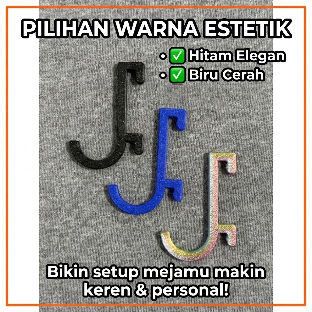 Ktmstore - Gantungan Pegboard Universal Kuat Hook Dinding Rapi Headphone Hotwheels Alat Tulis