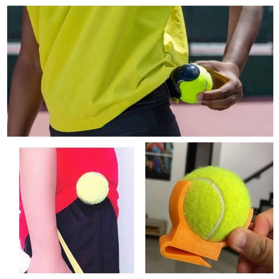 Ktmstore - Tennis Ball Holder Clip Penjepit Bola Tenis Padel Gantungan Bola Olahraga Portable