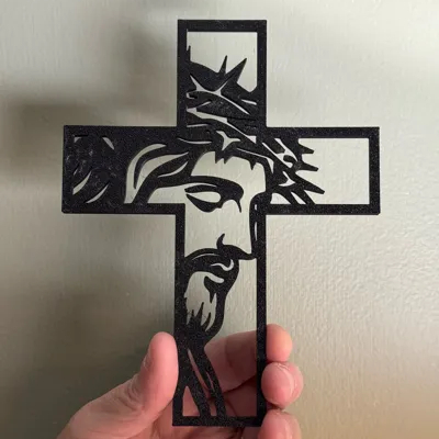 Ktmstore - Hiasan Dinding Salib Jesus Wall Art Pajangan Rohani Kristen Katolik Dekorasi minimalis 17