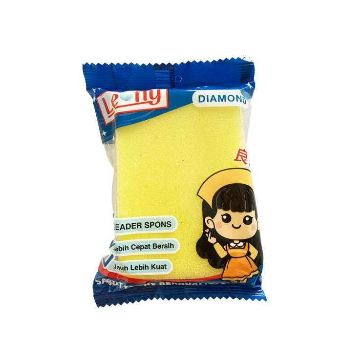 Sabut Spons Leony Diamond Extra Kuat Cuci Piring Anti Noda Peralatan Masak