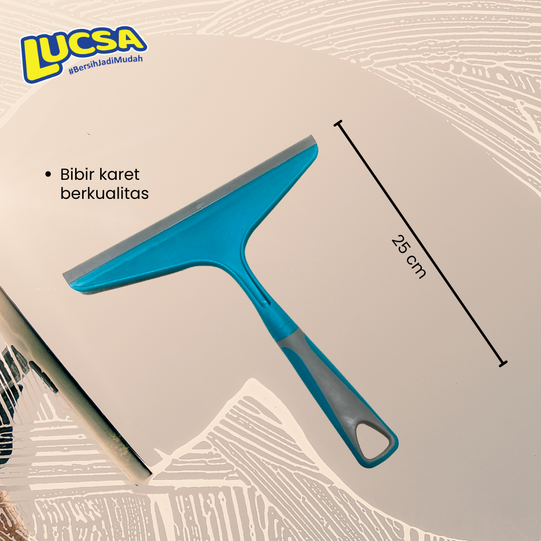 Mini Wiper Kaca Alat Pembersih Jendela Kaca Multifungsi Window Cleaner serokan Lucsa LR-747