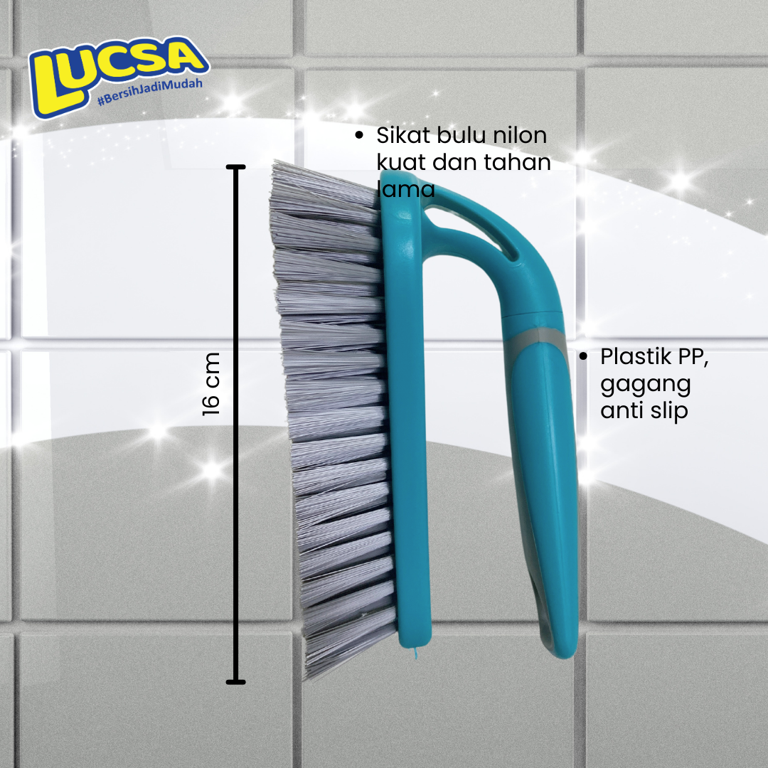 Sikat Gagang Gosok Lantai Dinding Kamar Mandi Toilet Scrubber Brush LR-751 Lucsa