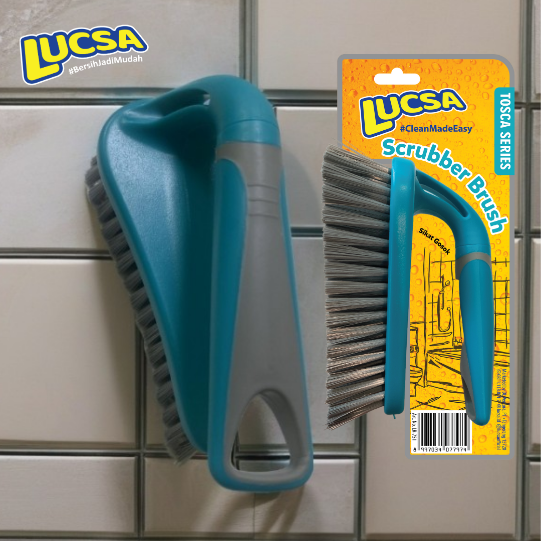 Sikat Gagang Gosok Lantai Dinding Kamar Mandi Toilet Scrubber Brush LR-751 Lucsa