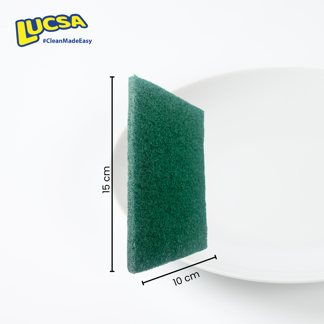 Sabut cuci piring tapas gosok Scouring pads 5 pcs Heavy Duty Keras LS-055 Lucsa