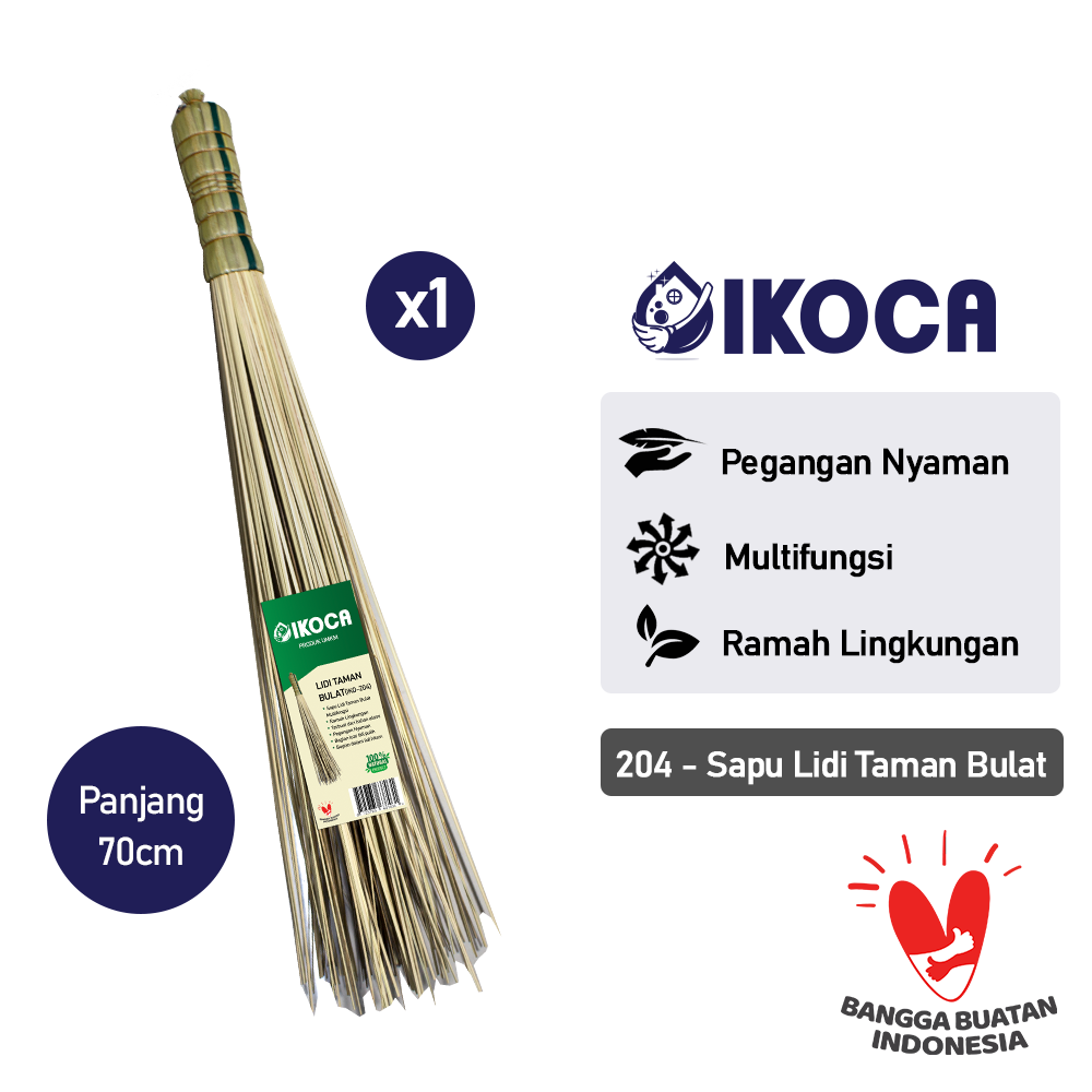 Sapu Lidi Sapu Kebun Pendek Short Garden Broom IKOCA IKO-204