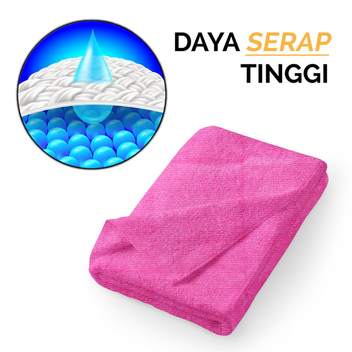 3M Scotch Brite ID-86 Bahan Kain Lap Microfiber - Pink