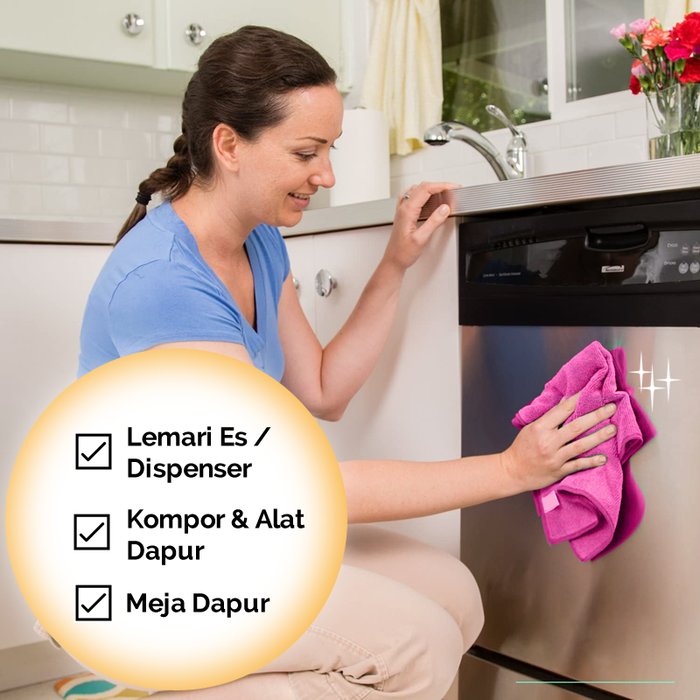3M Scotch Brite ID-86 Bahan Kain Lap Microfiber - Pink