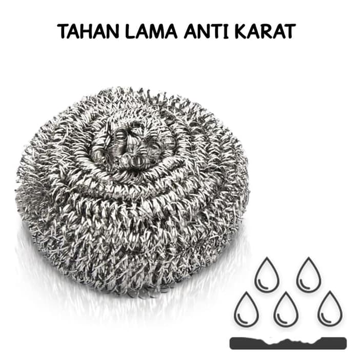 3M Scotch Brite Sabut Stainless Sabut Kawat Cuci Piring ID SS
