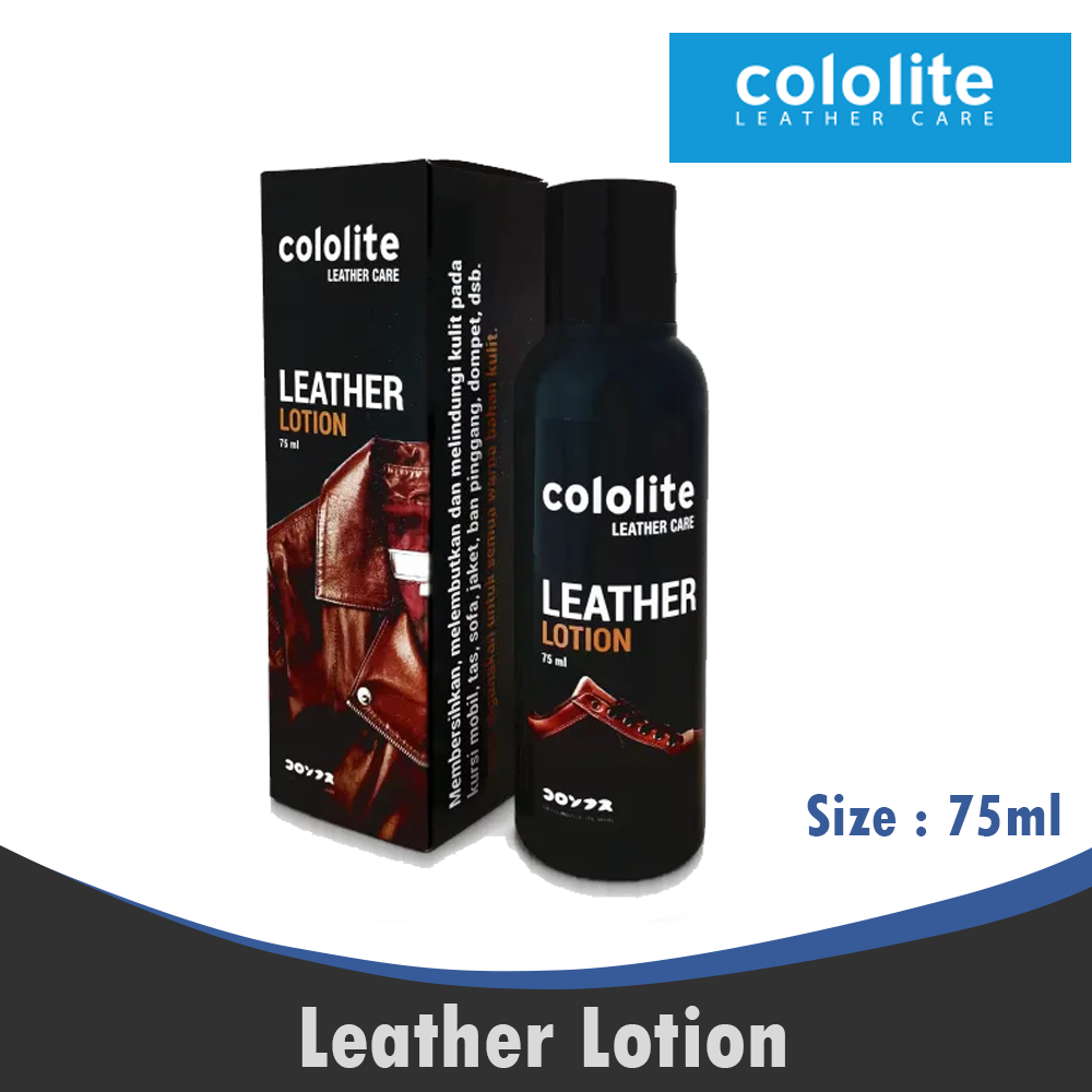 Leather Lotion Perawatan Tas Kulit Sepatu Jaket 75ml Cololite 0002