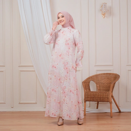 INDIRA DRESS ANINDYASCARF 