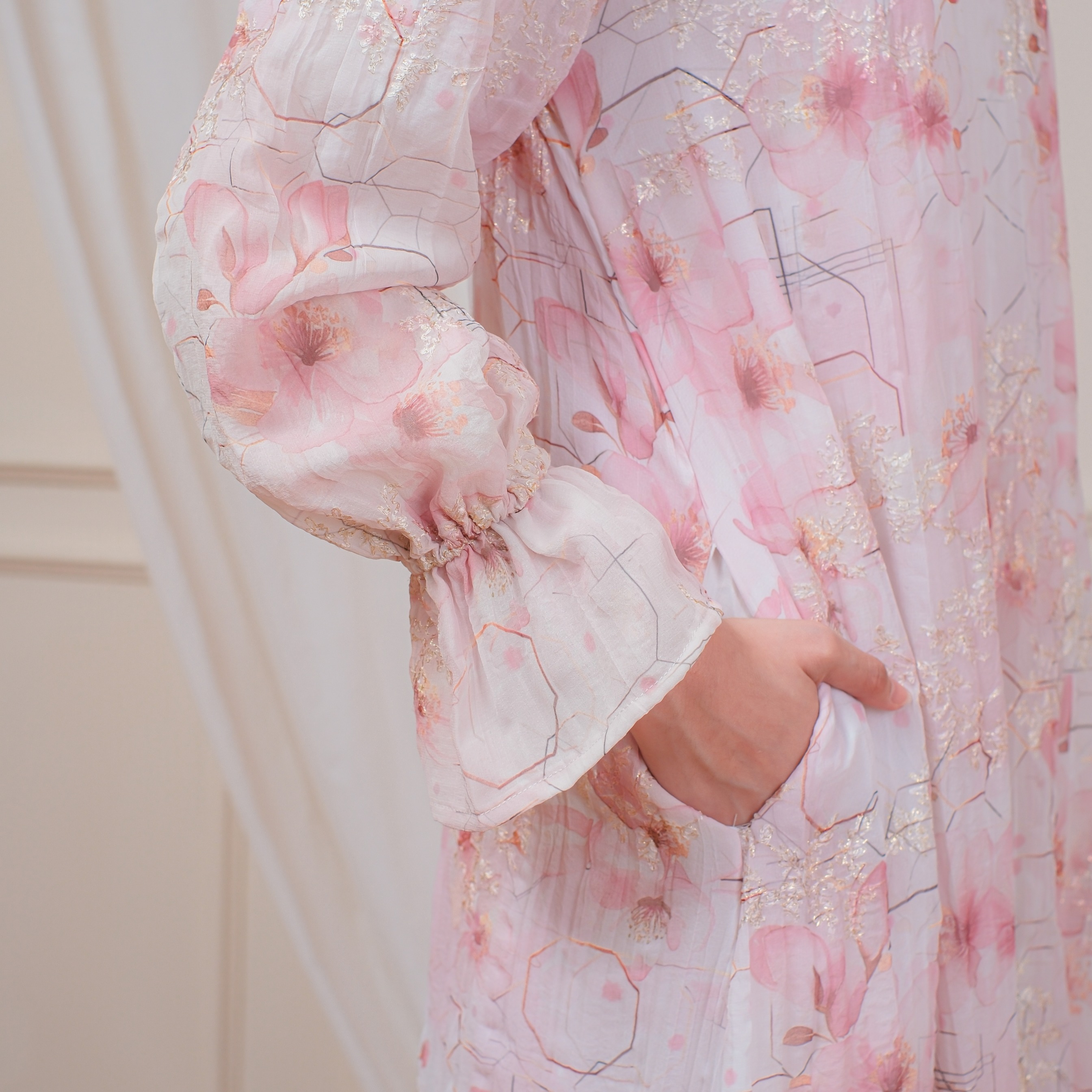 INDIRA DRESS ANINDYASCARF 