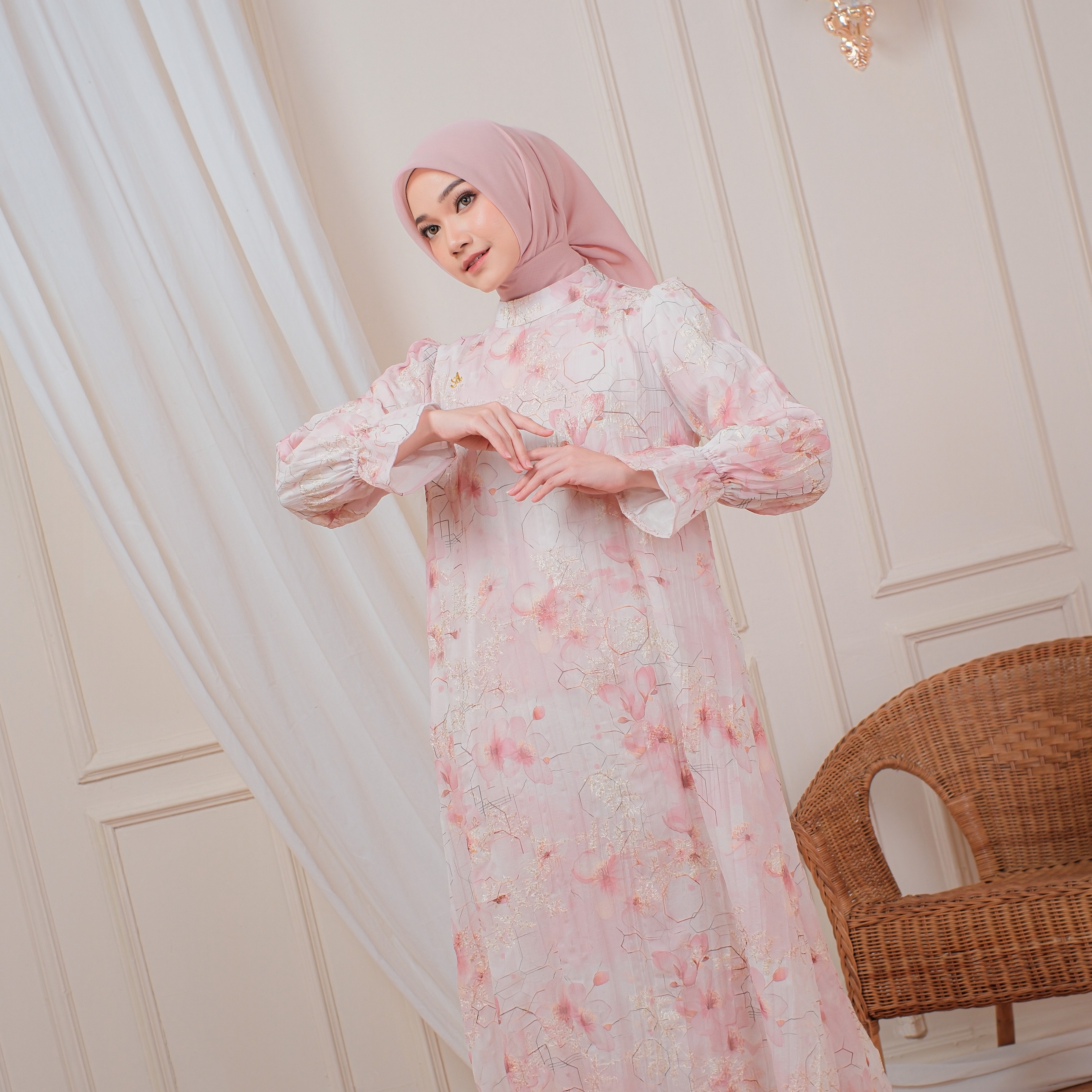 INDIRA DRESS ANINDYASCARF 