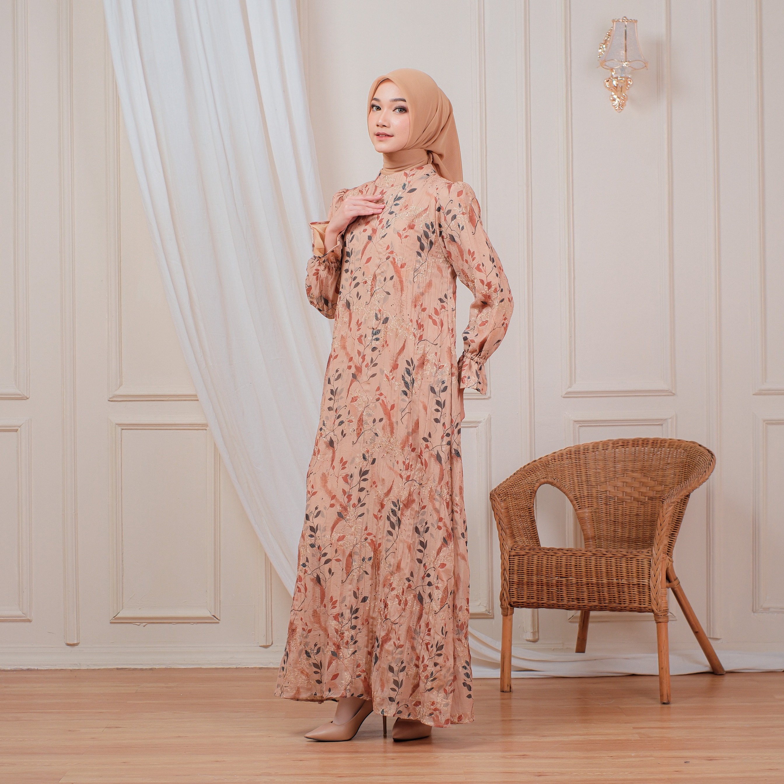 INDIRA DRESS ANINDYASCARF 