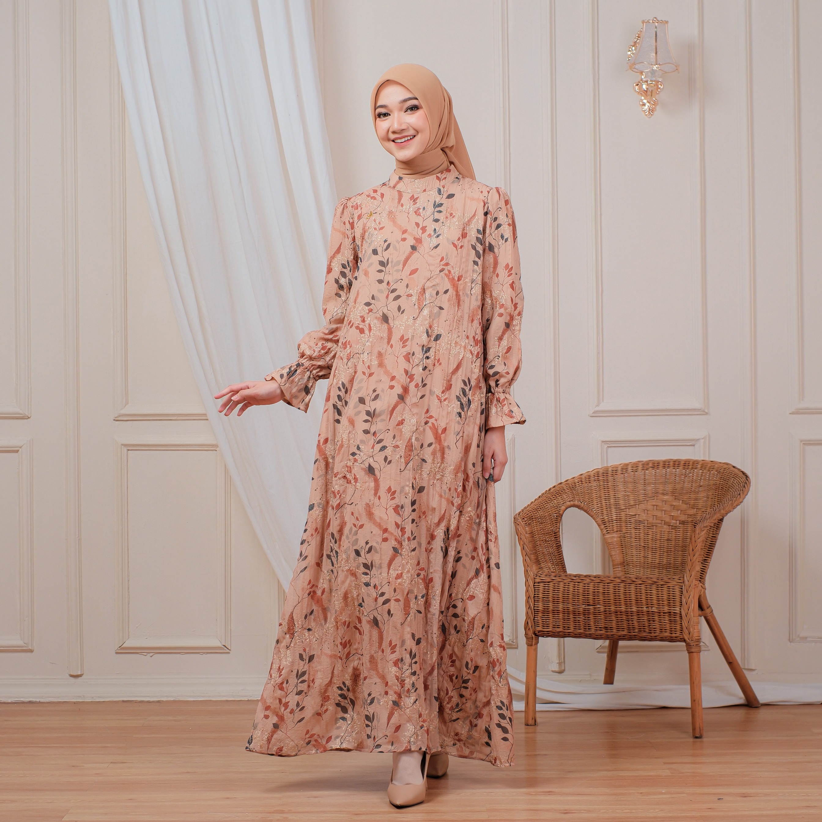 INDIRA DRESS ANINDYASCARF 