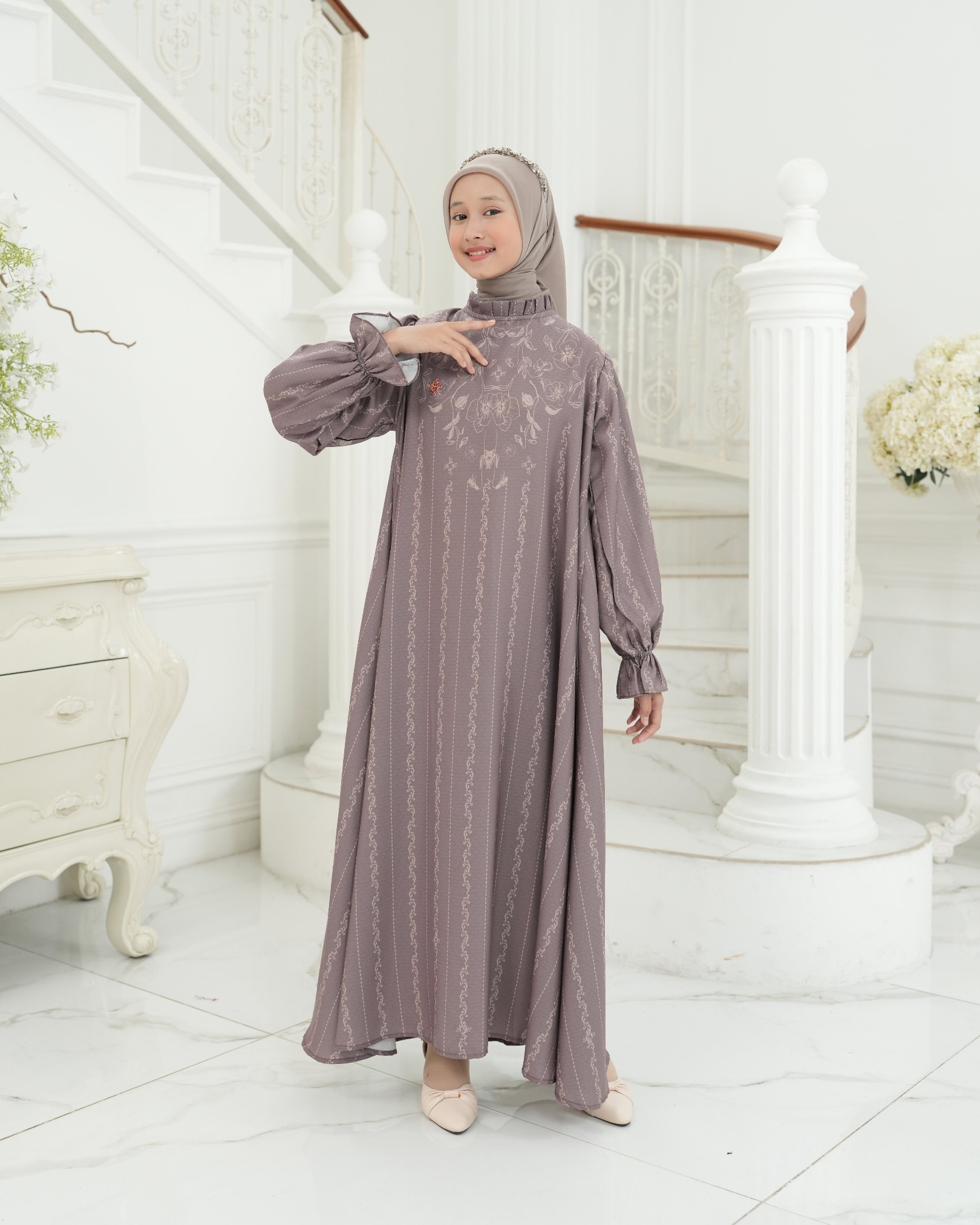ANINDYASCARF - RANJANA DRESS ANAK 