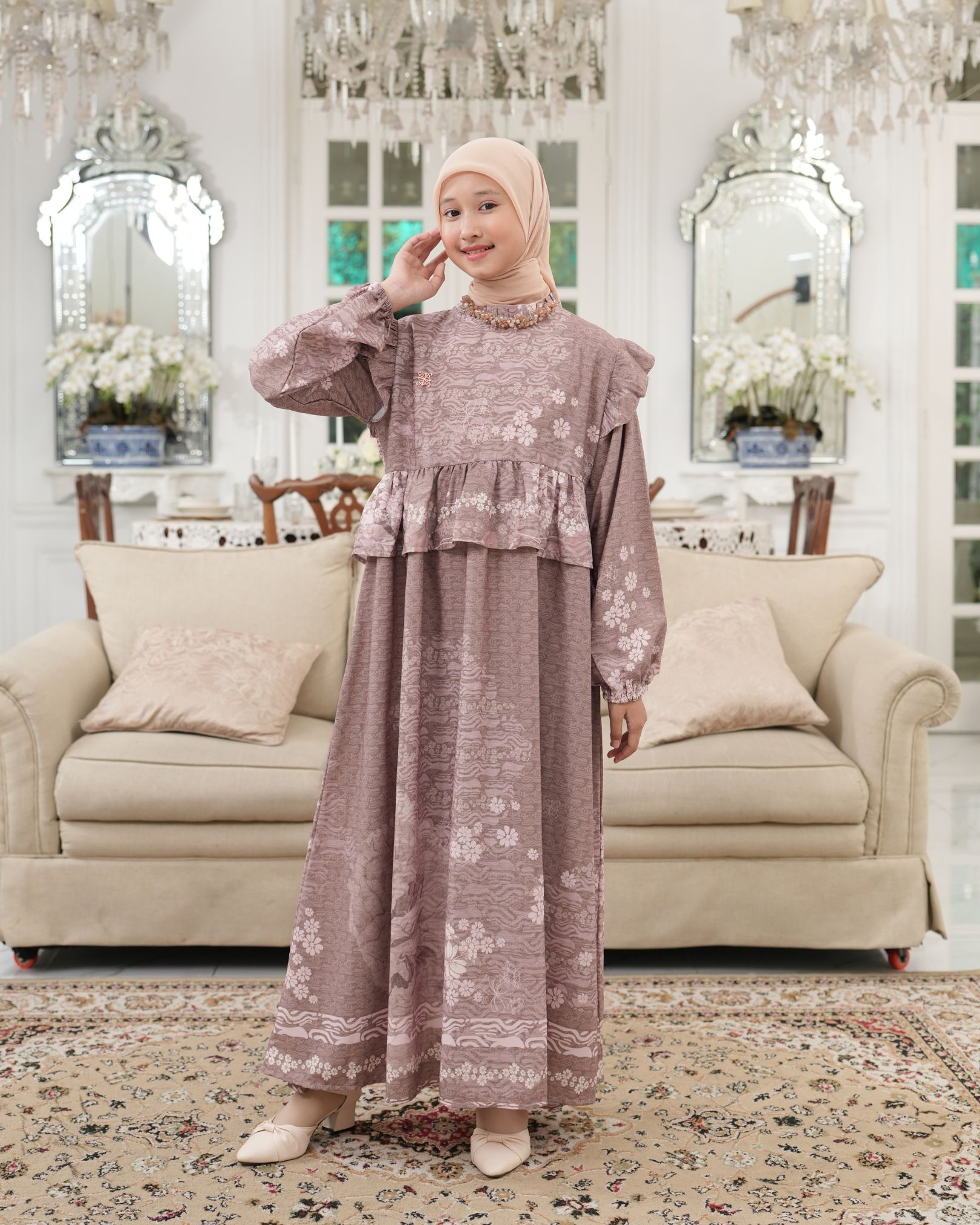 ANINDYASCARF - KAMALA DRESS ANAK