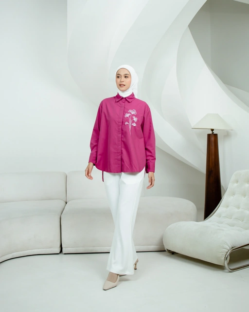 PEONY BLOUSE ANINDYASCARF 