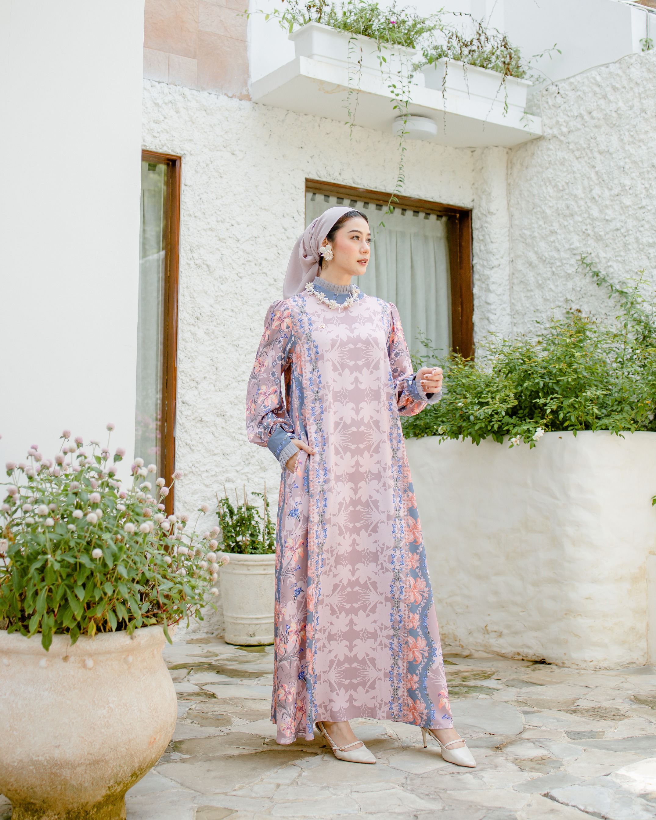 ALESHA DRESS ANINDYASCARF 