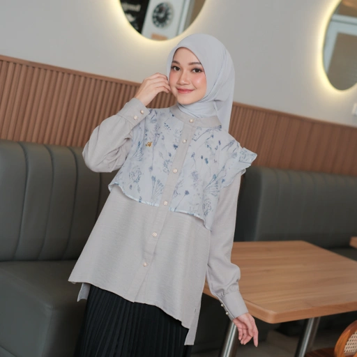 Image of ANINDYASCARF - CHERYL BLOUSE 
