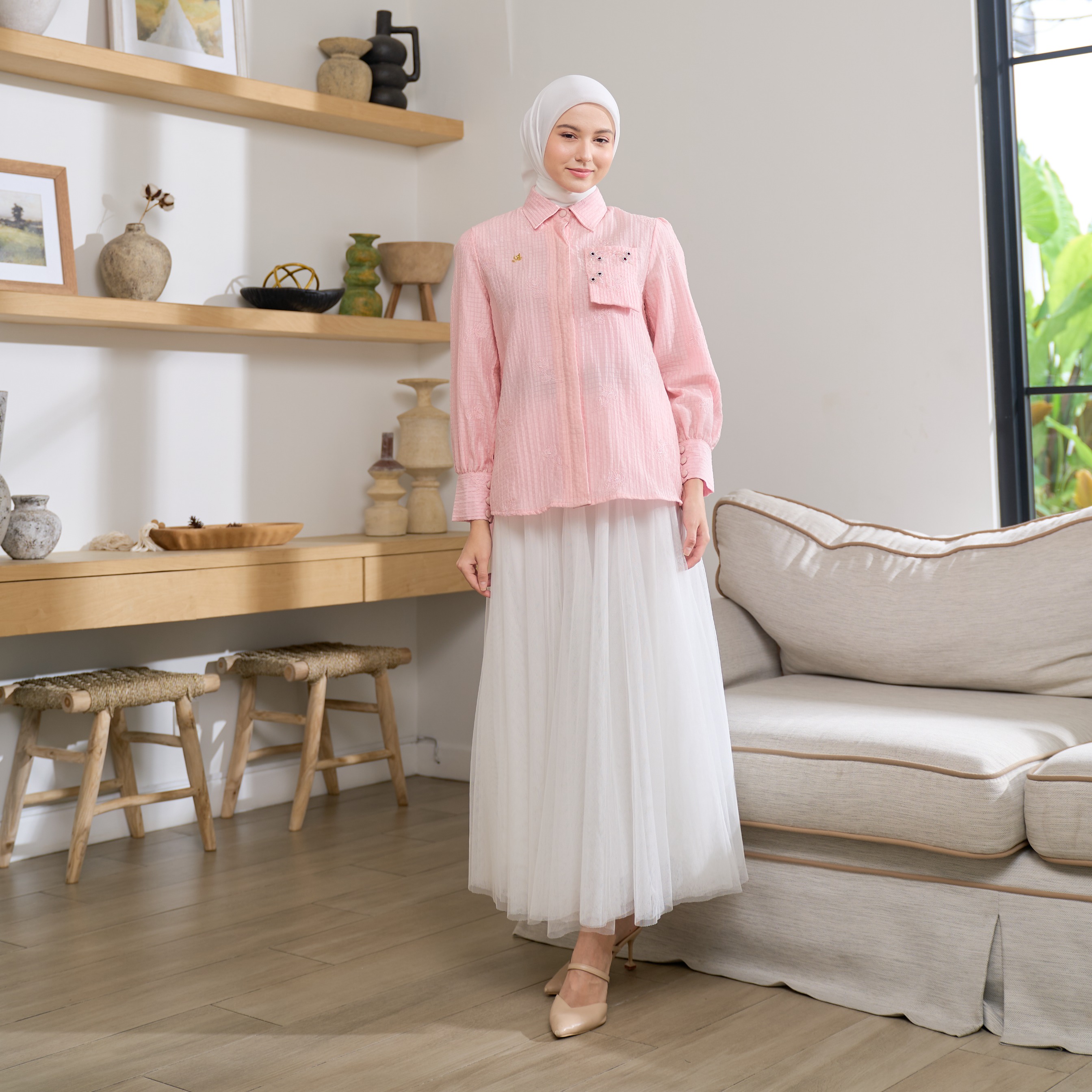 LEONA BLOUSE ANINDYASCARF 