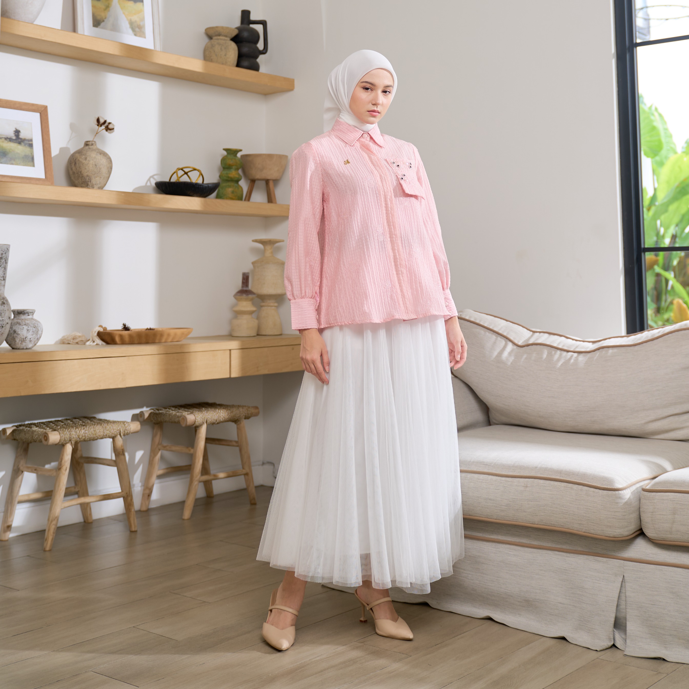 LEONA BLOUSE ANINDYASCARF 