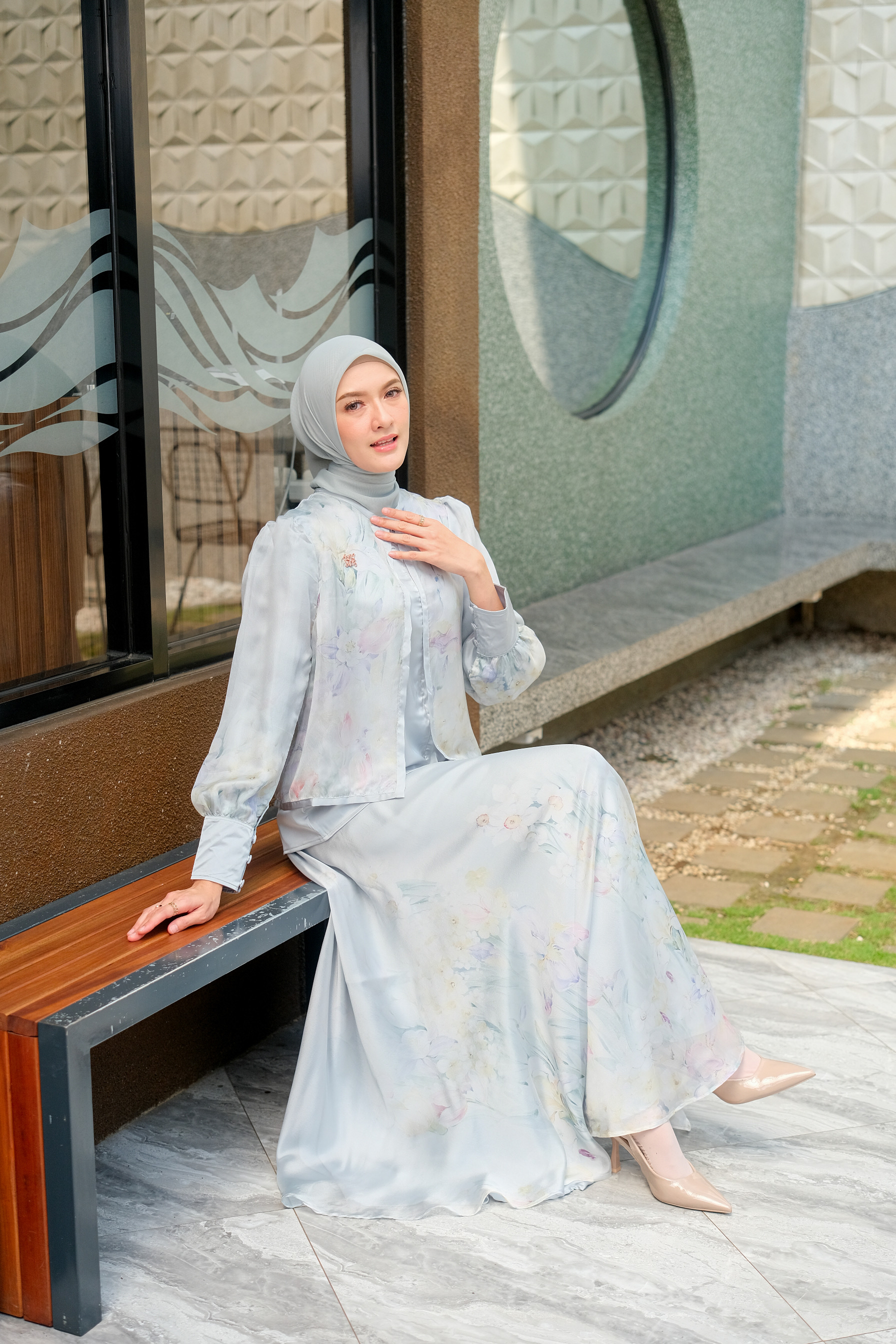 ANINDYASCARF - CHALISTA SET